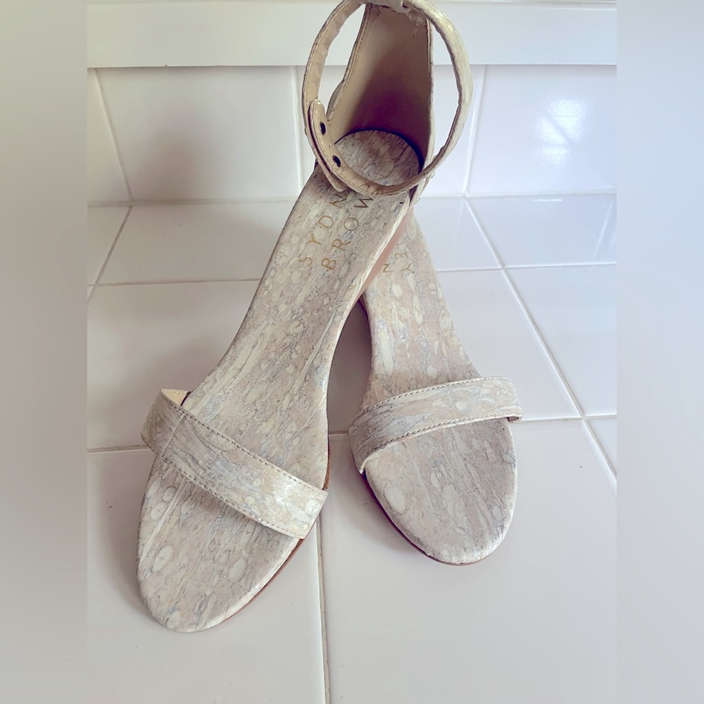 Eco-friendly vegan wedge sandals Sydney Brown size 41 🌱